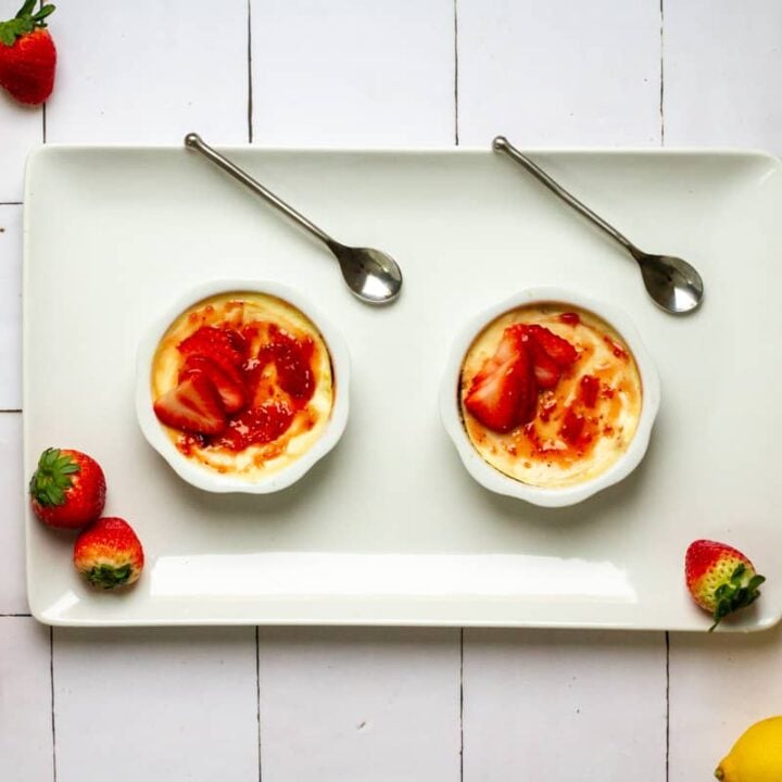 Image for Lemon Ricotta Ramekin Cheesecakes